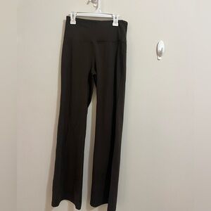 Dark Green Flare Leggings